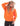Hoodie All Orange Plain