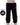 BSAT Contrast Bronx Baggy Sweatpants Ultra Soft Comfy Lounge Black