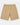 BSAT Bronx Zipped Baggy Sweatshorts Ultra Soft Beige Coffee