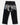 Baggy Hip Hop Jeans Embroidered Black by BSAT *Ultra Limited Edition*
