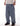 BSAT Super Baggy 90s Pac Wrinkle Marble Jeans Ocean Blue