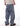 BSAT Super Baggy 90s Pac Wrinkle Marble Jeans Ocean Blue