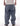 BSAT Super Baggy 90s Pac Wrinkle Marble Jeans Ocean Blue