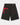 BSAT 4 Pocket Blazed Up Baggy Jorts Black n Red